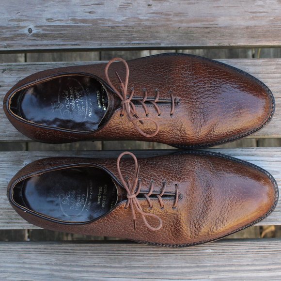 Vintage 80s Dack's Water Bison Wholecut Oxford, Made in Canada, Men's 7.5 E, EUC - Picture 8 of 14